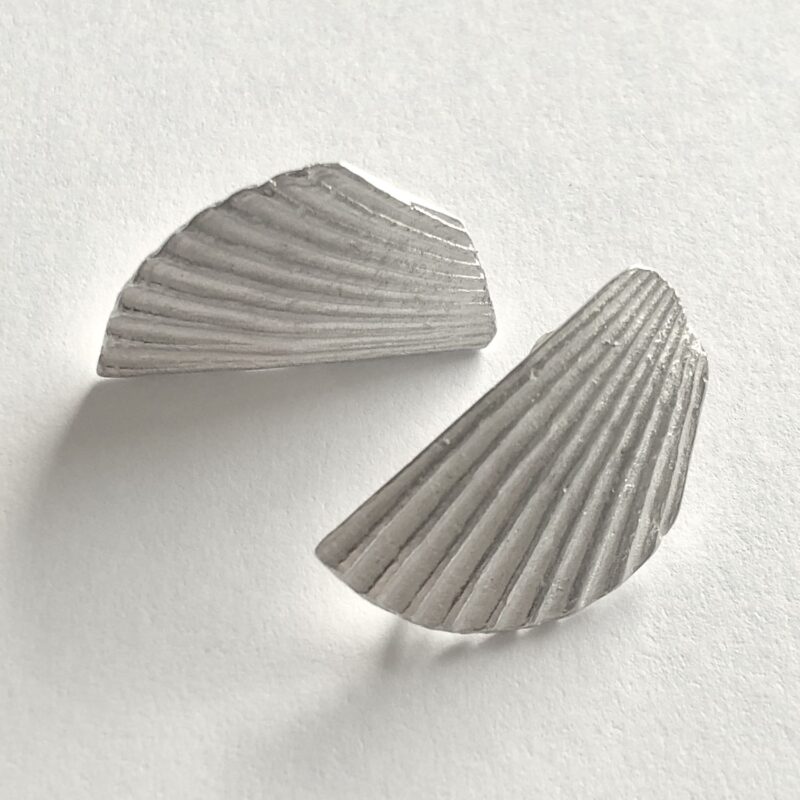 Pendientes fragmento concha