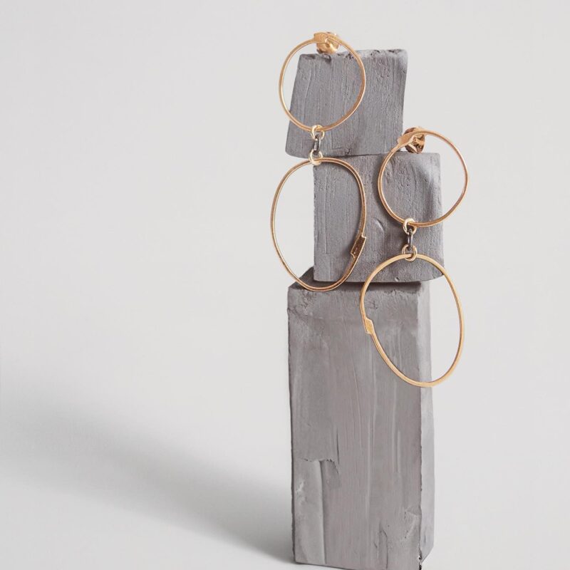 Pendientes de aros Bruna 1