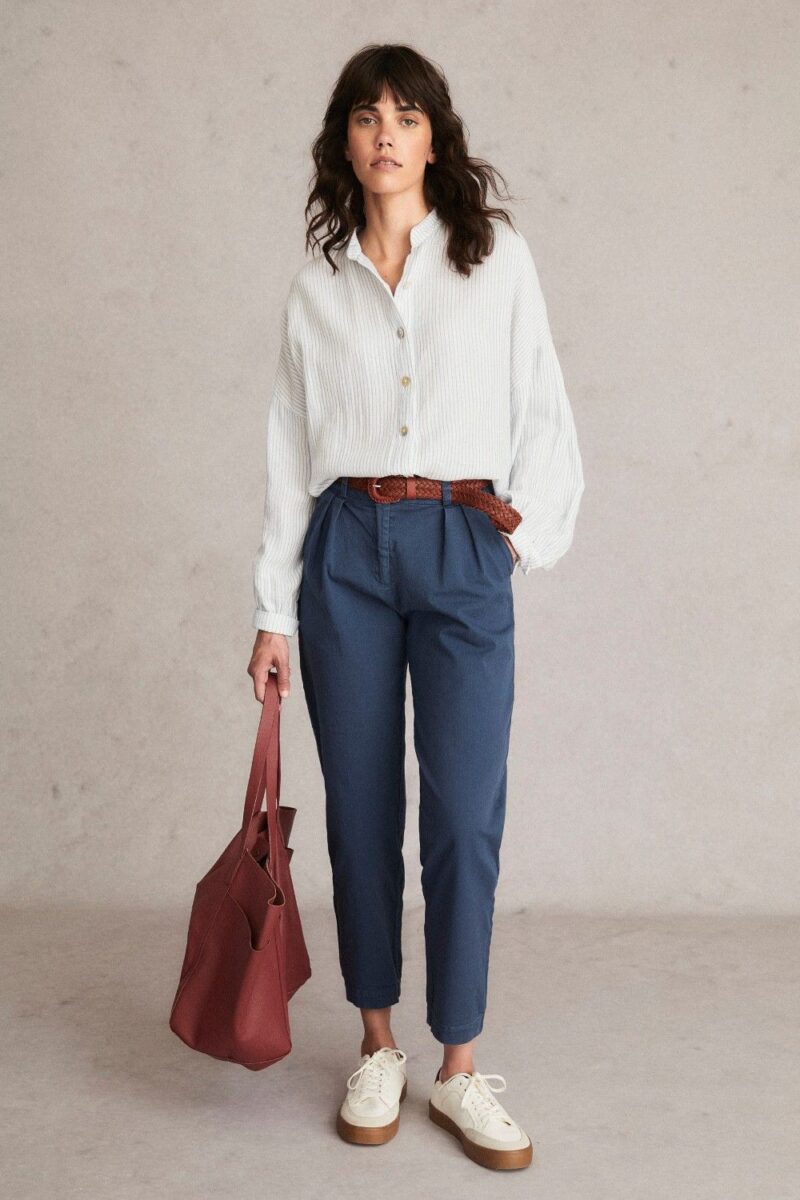 Pantalón sarga pinzas