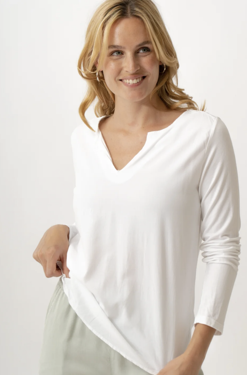 Camiseta escote pico