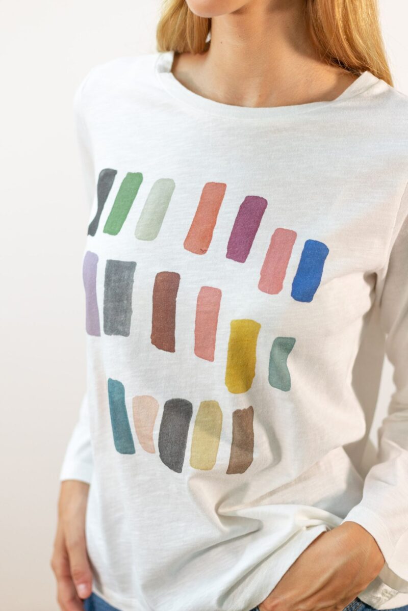 Camiseta algodón dibujo - Imagen 3