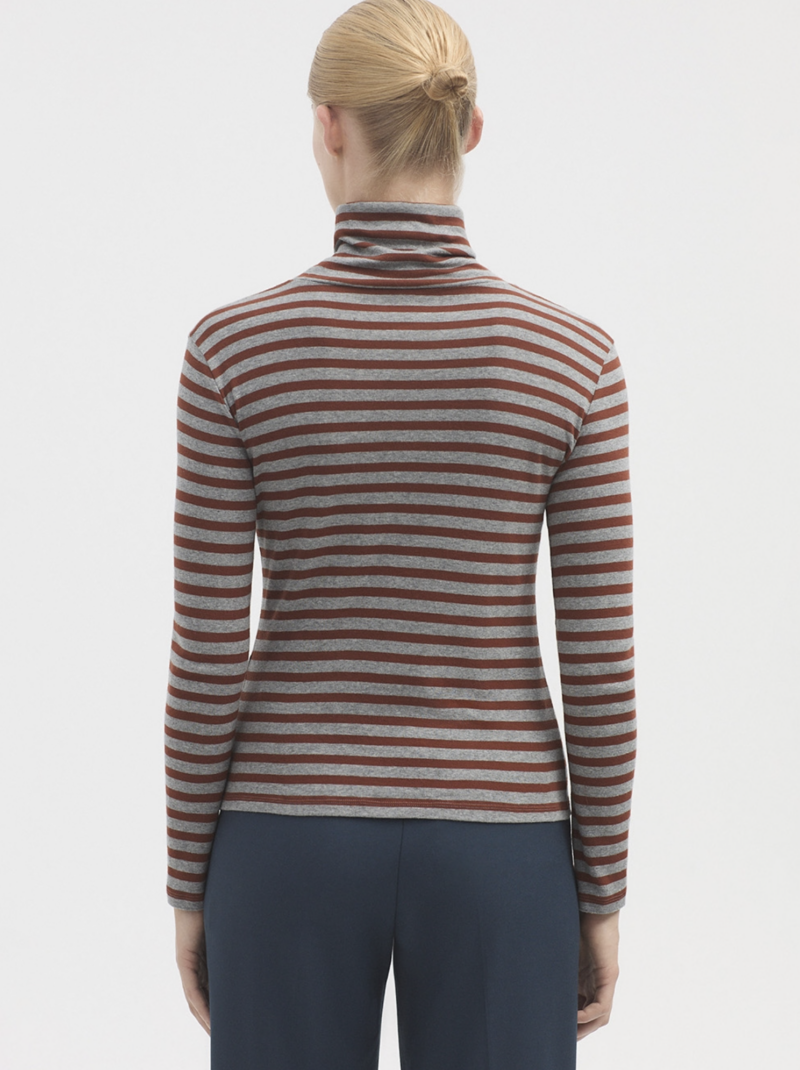 Camiseta cuello vuelto algodón - Imagen 3