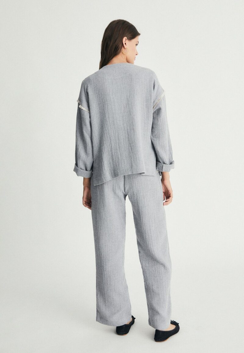 Pantalón bolsillos flecos - Imagen 5