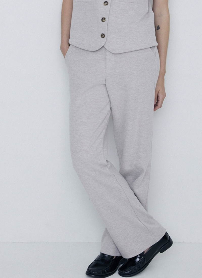 Pantalón ancho piqué - Imagen 3