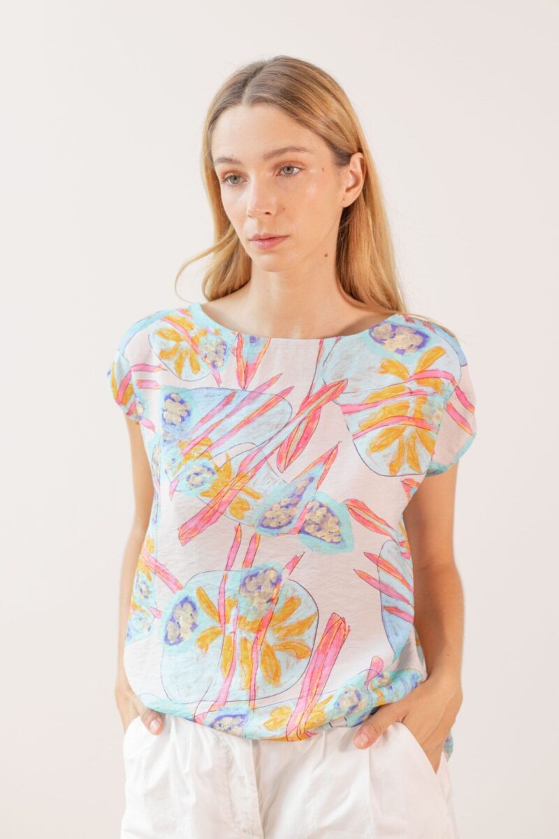 Blusa estampada flores