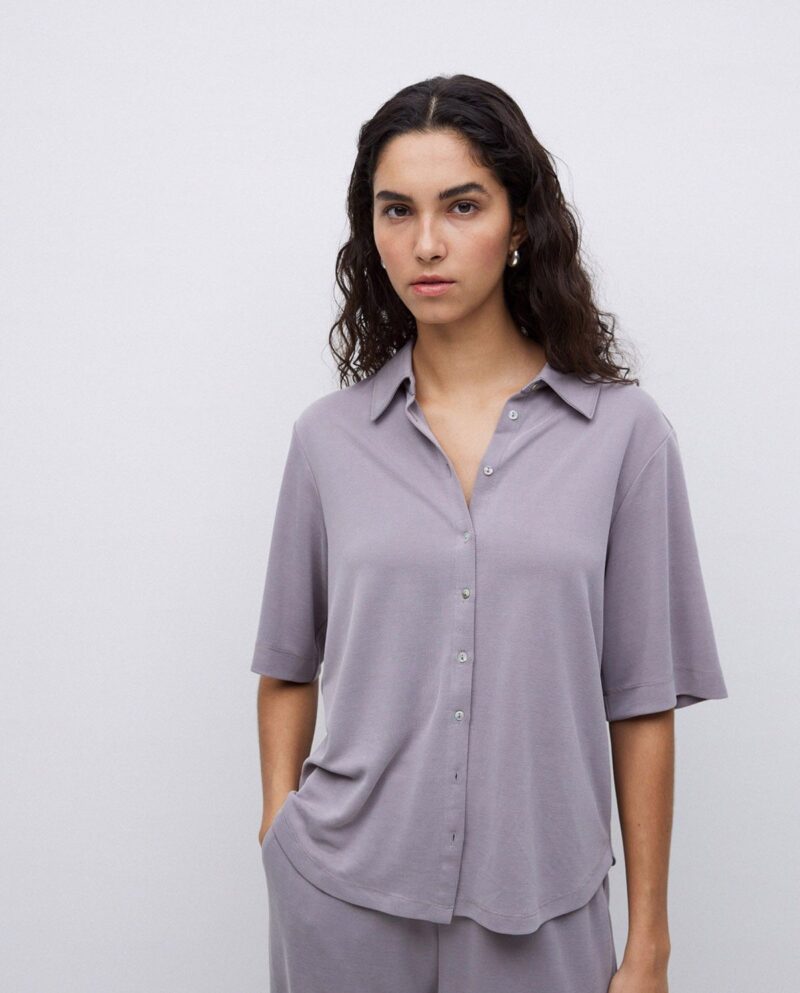 Camisa fluida manga codo