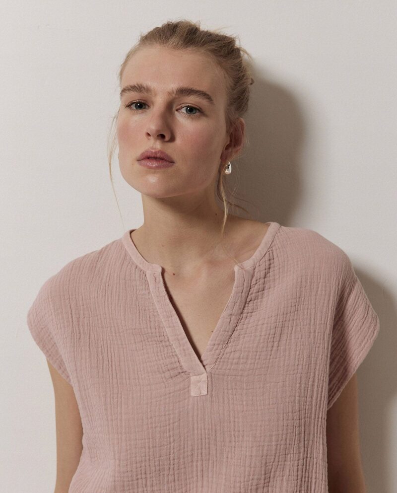 Blusa doble gasa - Imagen 4
