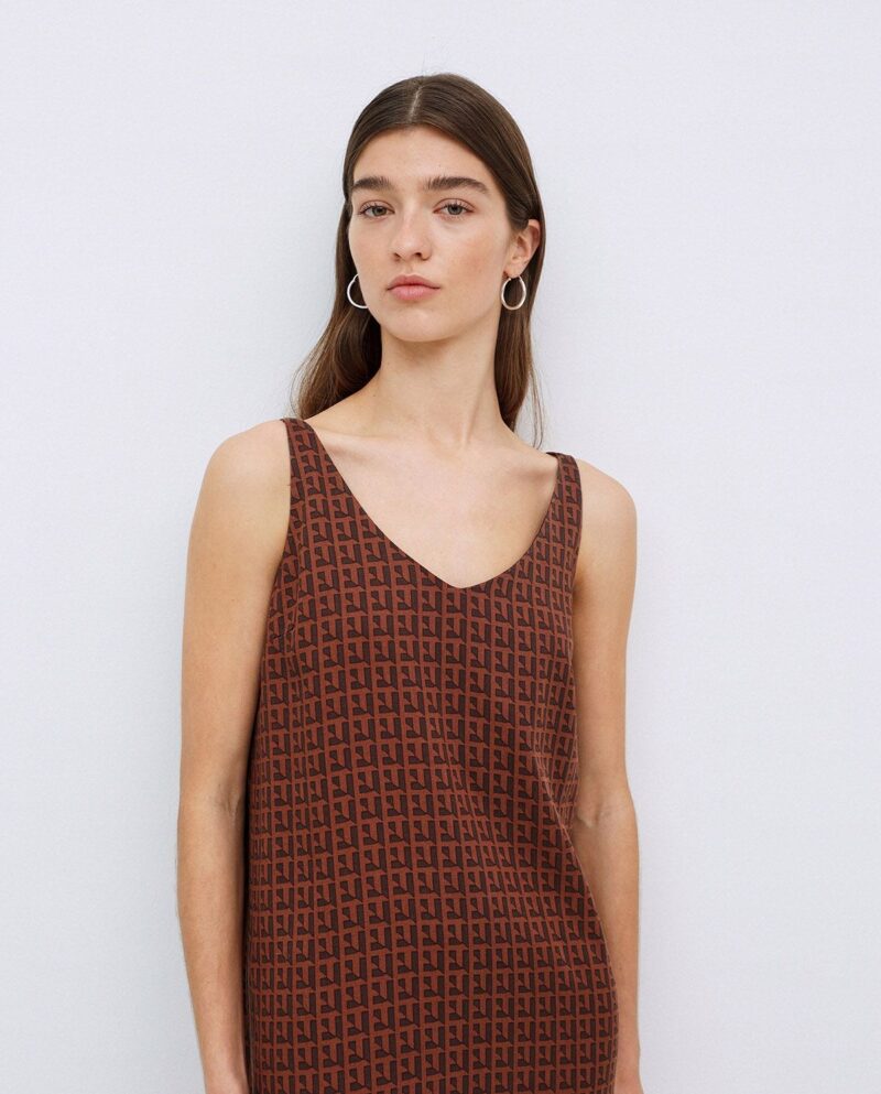 Vestido tencel pico - Imagen 3
