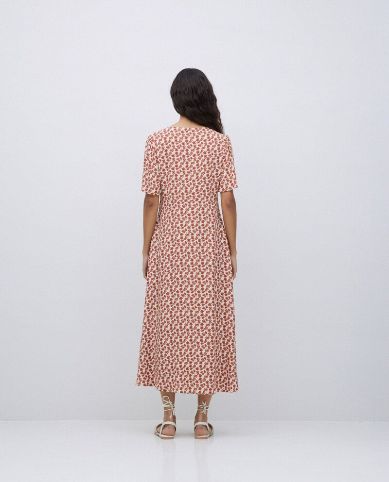 Vestido pico viscosa - Imagen 4
