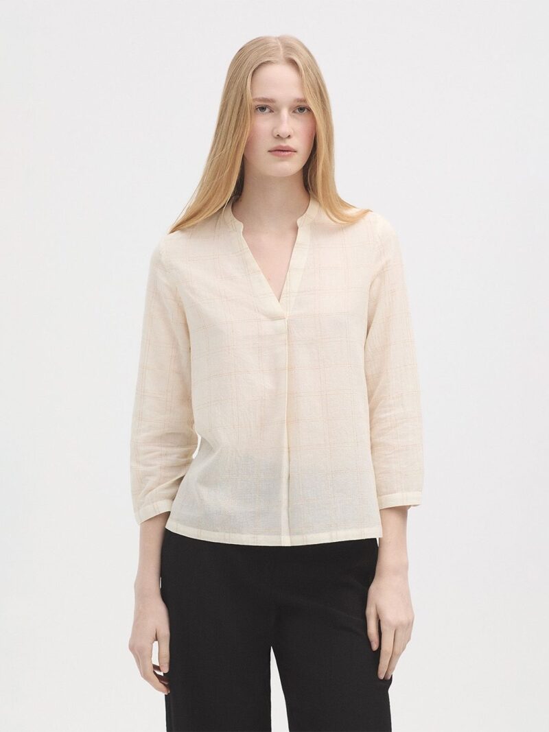 Blusa jacquard sim