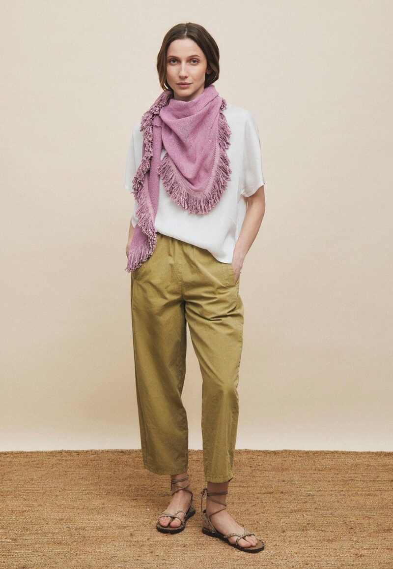Pantalon baloon popelin