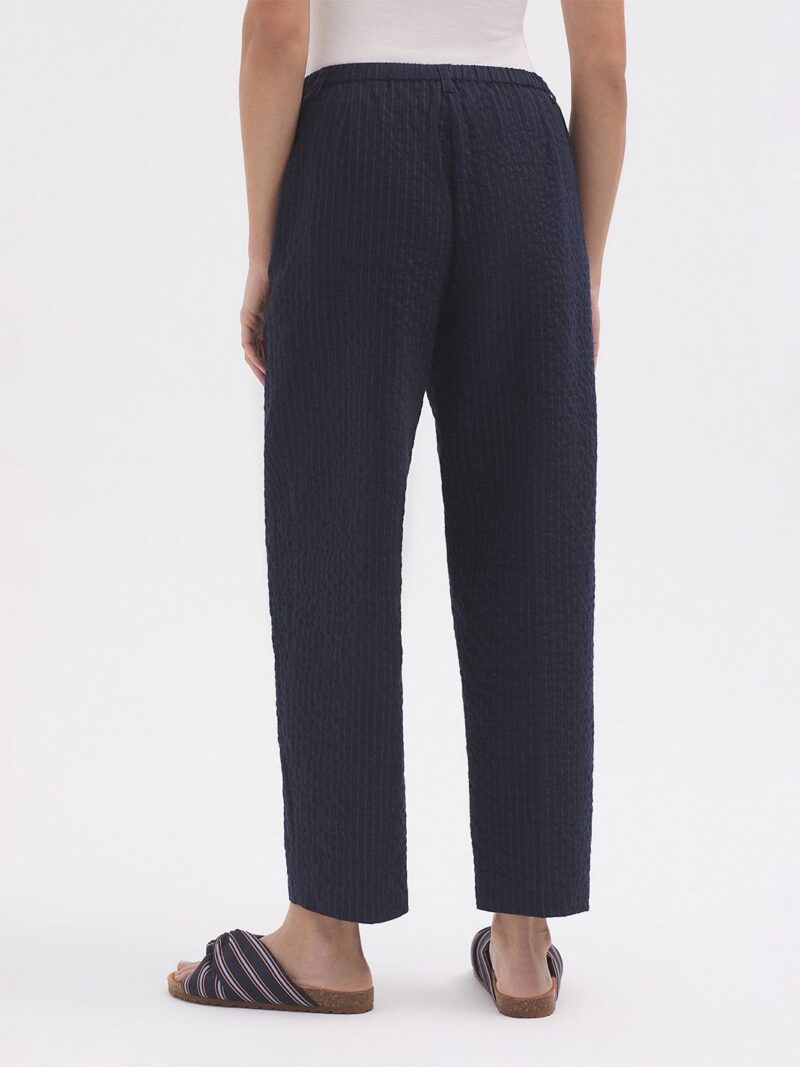 Pantalon raya diplo tejido arrugado - Imagen 5