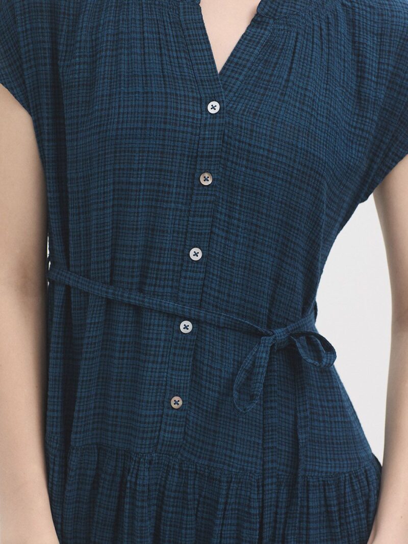 Vestido largo cuadrill - Imagen 3