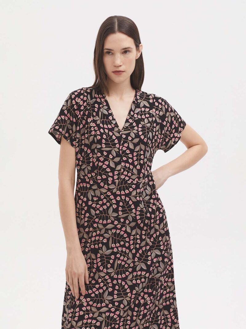Vestido largo samoa flowers print - Imagen 4