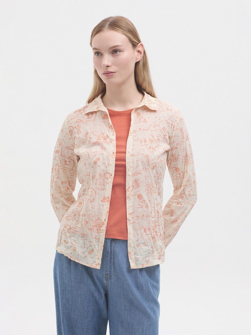 Camisa 99 pacific island print