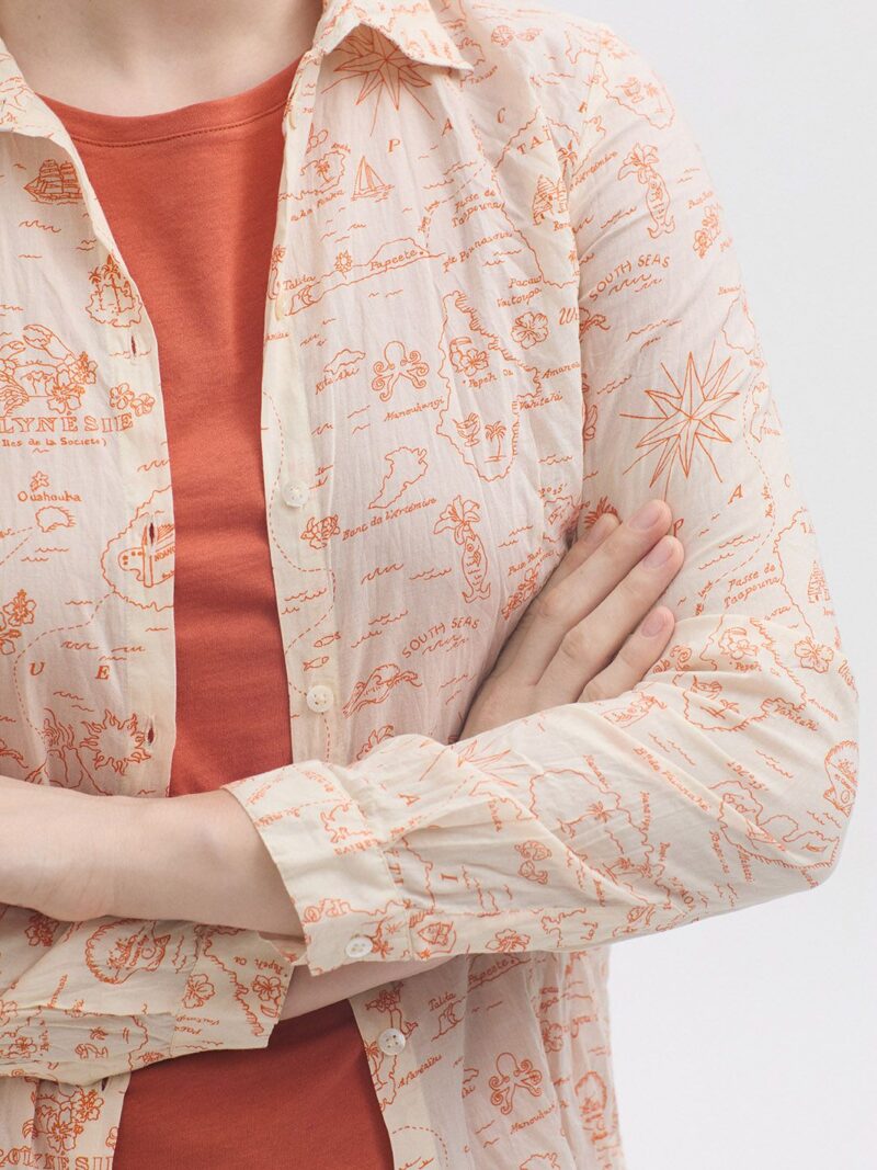 Camisa 99 pacific island print - Imagen 3