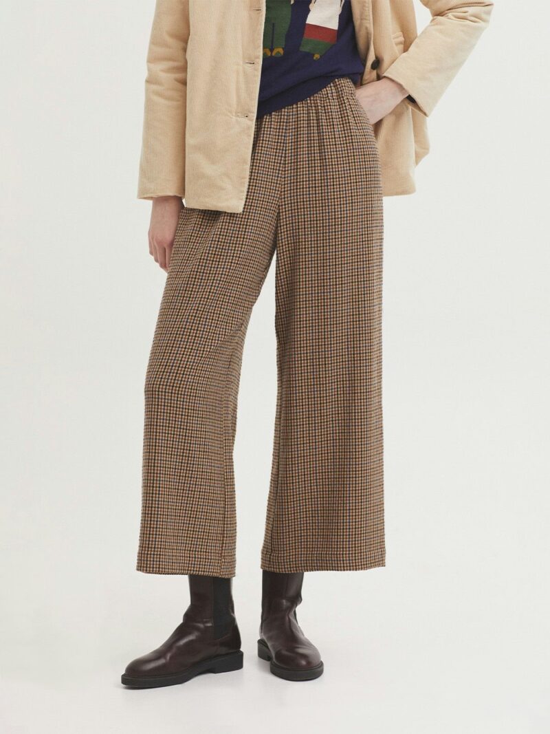 Pantalón de cuadros efecto arrugado - Imagen 4