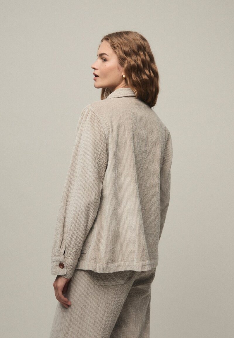 Chaqueta pana irregular - Imagen 4