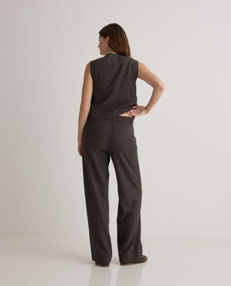 Pantalón ancho cuadritos - Imagen 4