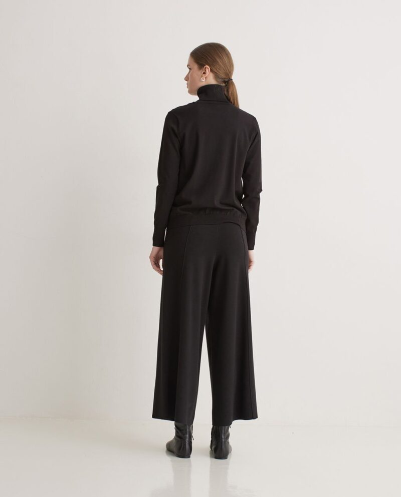 Pantalón  culotte negro - Imagen 4