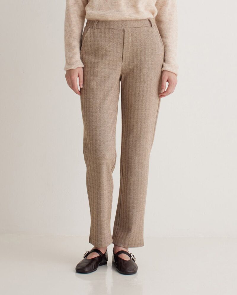 Pantalón recto espiga - Imagen 2