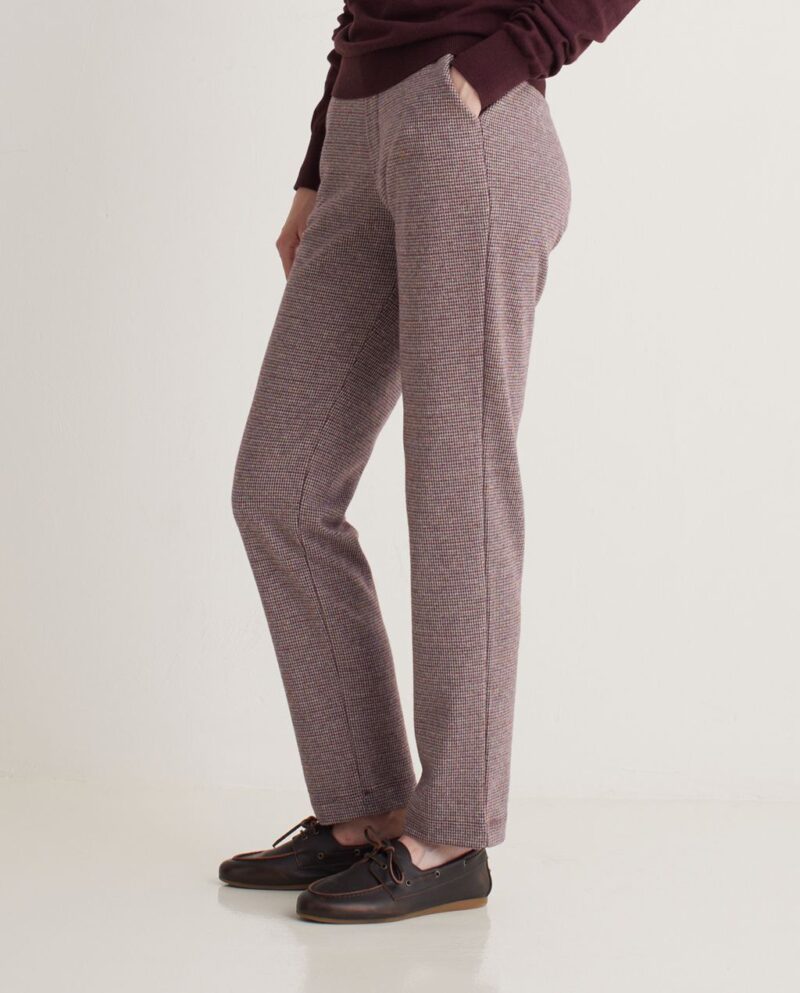 Pantalón recto pata de gallo - Imagen 2