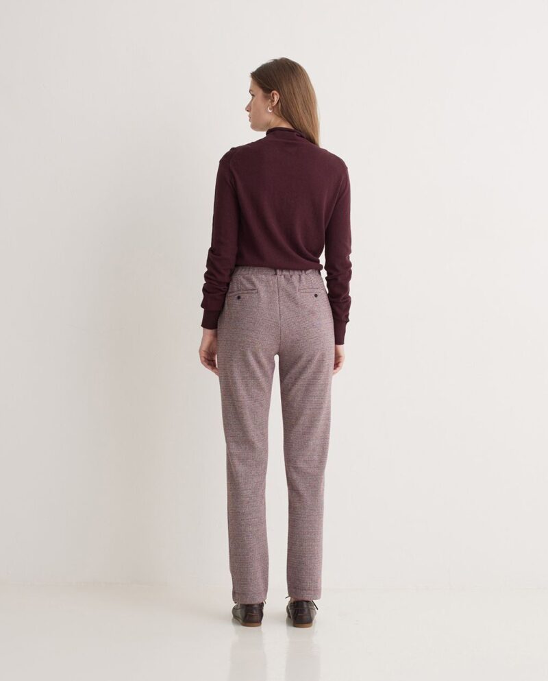 Pantalón recto pata de gallo - Imagen 4
