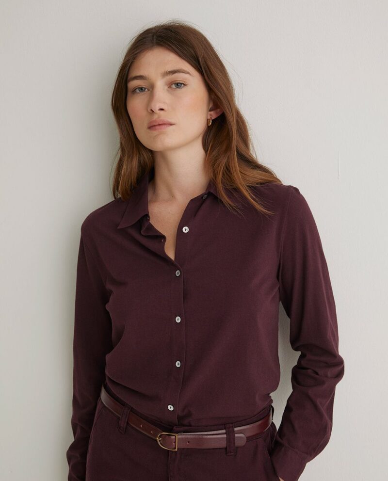Camisa básica detalle popelín - Imagen 2