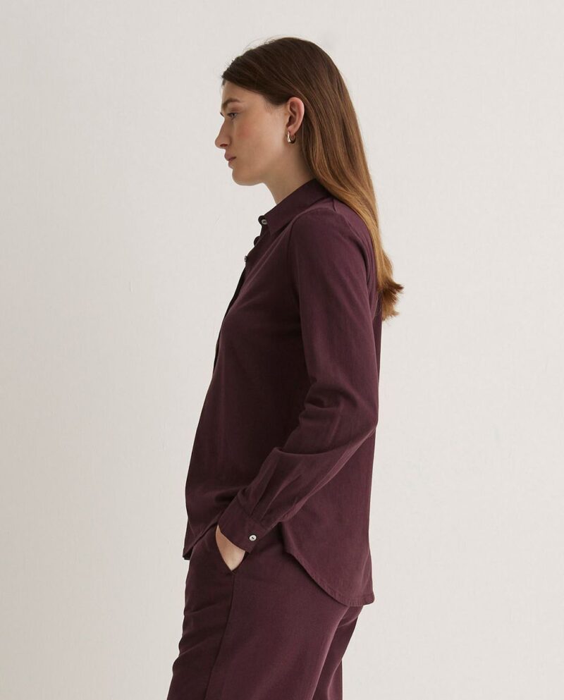 Camisa básica detalle popelín - Imagen 3